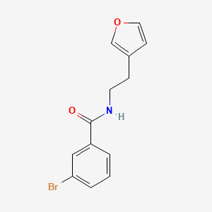 3-bromo-N-(2-(furan-3-yl)ethyl)benzamide