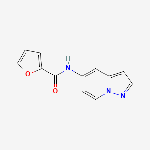 N-(pyrazolo[1,5-a]pyridin-5-yl)furan-2-carboxamide