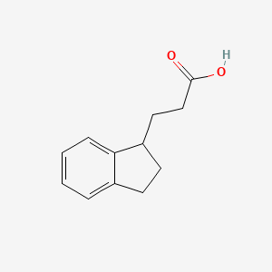 3-(2,3-dihydro-1H-inden-1-yl)propanoic acid