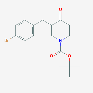 Tert-butyl 3-[(4-bromophenyl)methyl]-4-oxopiperidine-1-carboxylate