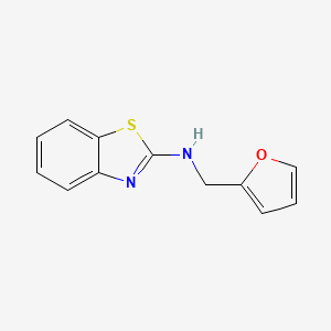 N-(furan-2-ylmethyl)-1,3-benzothiazol-2-amine