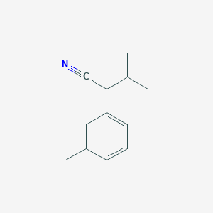 3-Methyl-2-(3-methylphenyl)butanenitrile