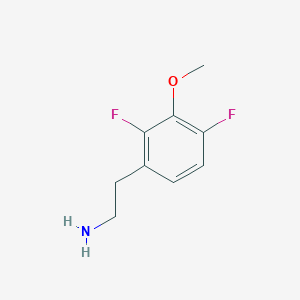 molecular formula C9H11F2NO B2539574 2-(2,4-Difluoro-3-methoxyphenyl)ethanamine CAS No. 910394-88-6