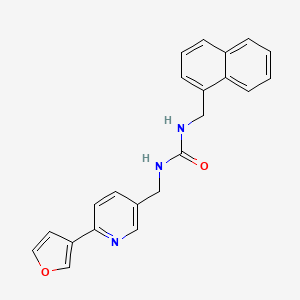 1-((6-(Furan-3-yl)pyridin-3-yl)methyl)-3-(naphthalen-1-ylmethyl)urea