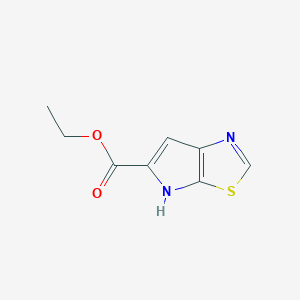 4H-pyrrolo[3,2-d]thiazole-5-carboxylic acid ethyl ester