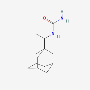 molecular formula C13H22N2O B2539623 [1-(金刚烷-1-基)乙基]脲 CAS No. 378764-67-1