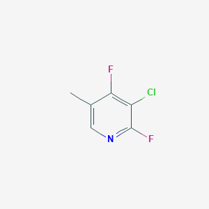 molecular formula C6H4ClF2N B2539653 3-Chloro-2,4-difluoro-5-methylpyridine CAS No. 2416234-07-4