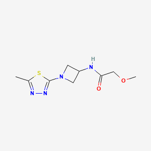 2-Methoxy-N-[1-(5-methyl-1,3,4-thiadiazol-2-yl)azetidin-3-yl]acetamide