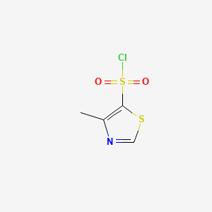 molecular formula C4H4ClNO2S2 B2539675 4-甲基-1,3-噻唑-5-磺酰氯 CAS No. 953070-51-4