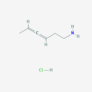 molecular formula C6H12ClN B2539704 CID 146049303 CAS No. 2411266-69-6