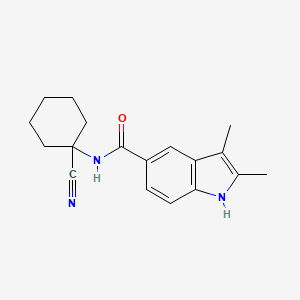 N-(1-Cyanocyclohexyl)-2,3-dimethyl-1H-indole-5-carboxamide