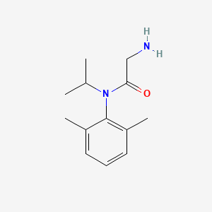 molecular formula C13H20N2O B2539744 2-氨基-N-(2,6-二甲苯基)-N-(丙-2-基)乙酰胺 CAS No. 71359-23-4