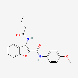 3-butyramido-N-(4-methoxyphenyl)benzofuran-2-carboxamide