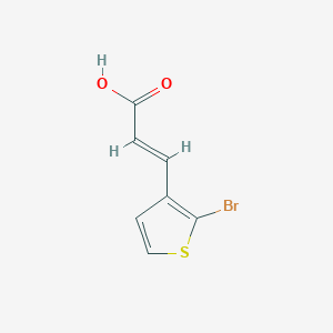 (E)-3-(2-bromo-thiophen-3-yl)-acrylic acid