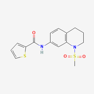 N-(1-methylsulfonyl-3,4-dihydro-2H-quinolin-7-yl)thiophene-2-carboxamide