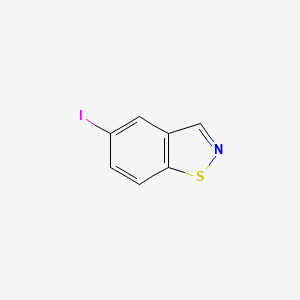 molecular formula C7H4INS B2539787 5-Iodo-1,2-benzothiazole CAS No. 1174534-50-9; 1246021-75-9