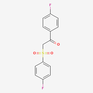 1-(4-Fluorophenyl)-2-[(4-fluorophenyl)sulfonyl]-1-ethanone