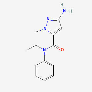 3-Amino-N-ethyl-1-methyl-n-phenyl-1H-pyrazole-5-carboxamide