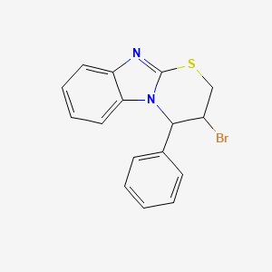 3-bromo-4-phenyl-3,4-dihydro-2H-[1,3]thiazino[3,2-a]benzimidazole