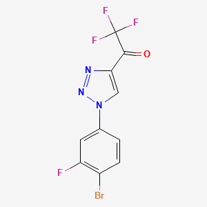 1-[1-(4-Bromo-3-fluorophenyl)triazol-4-yl]-2,2,2-trifluoroethanone