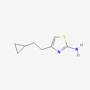 4-(2-Cyclopropylethyl)-1,3-thiazol-2-amine