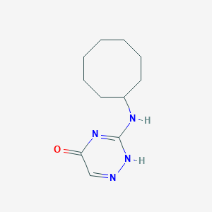 molecular formula C11H18N4O B253991 3-(cyclooctylamino)-2H-1,2,4-triazin-5-one 