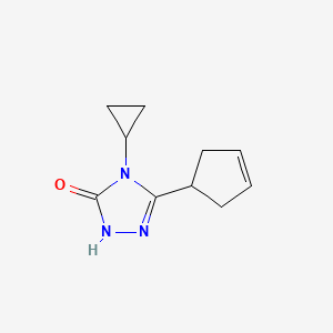 3-(cyclopent-3-en-1-yl)-4-cyclopropyl-4,5-dihydro-1H-1,2,4-triazol-5-one