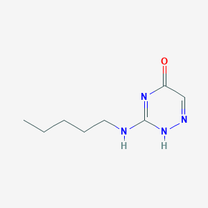 3-(pentylamino)-2H-1,2,4-triazin-5-one