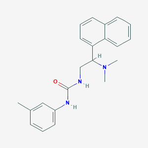 1-(2-(Dimethylamino)-2-(naphthalen-1-yl)ethyl)-3-(m-tolyl)urea
