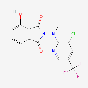 2-[[3-chloro-5-(trifluoromethyl)-2-pyridinyl](methyl)amino]-4-hydroxy-1H-isoindole-1,3(2H)-dione