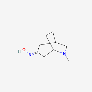 (NE)-N-(6-methyl-6-azabicyclo[3.2.2]nonan-3-ylidene)hydroxylamine