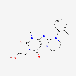 3-(2-methoxyethyl)-1-methyl-9-(2-methylphenyl)-7,8-dihydro-6H-purino[7,8-a]pyrimidine-2,4-dione