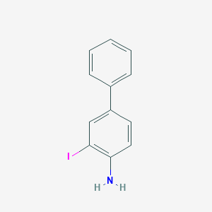 B2539999 3-Iodobiphenyl-4-ylamine CAS No. 858680-24-7