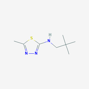 B2540005 N-(5-Methyl-1,3,4-thiadiazol-2-YL)-N-neopentylamine CAS No. 218795-45-0