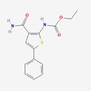 Ethyl (3-carbamoyl-5-phenylthiophen-2-yl)carbamate