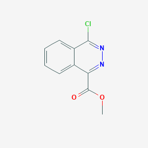 molecular formula C10H7ClN2O2 B2540041 Methyl 4-chlorophthalazine-1-carboxylate CAS No. 2092174-96-2