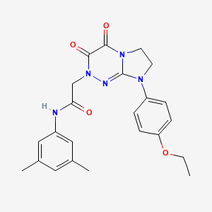 N-(3,5-dimethylphenyl)-2-(8-(4-ethoxyphenyl)-3,4-dioxo-3,4,7,8-tetrahydroimidazo[2,1-c][1,2,4]triazin-2(6H)-yl)acetamide
