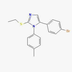 5-(4-bromophenyl)-2-(ethylthio)-1-(p-tolyl)-1H-imidazole