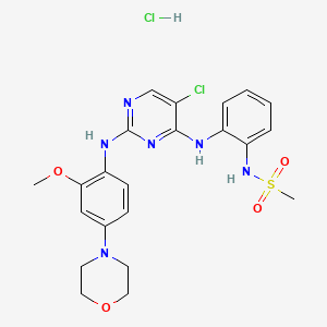 molecular formula C22H26Cl2N6O4S B2540058 CZC 54252 hydrochloride CAS No. 1191911-27-9; 1784253-05-9