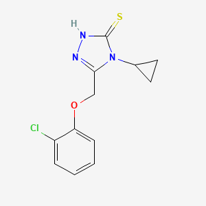5-(2-chlorophenoxymethyl)-4-cyclopropyl-4H-1,2,4-triazole-3-thiol