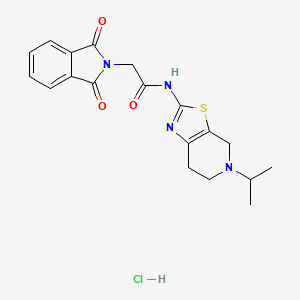 2-(1,3-dioxoisoindolin-2-yl)-N-(5-isopropyl-4,5,6,7-tetrahydrothiazolo[5,4-c]pyridin-2-yl)acetamide hydrochloride