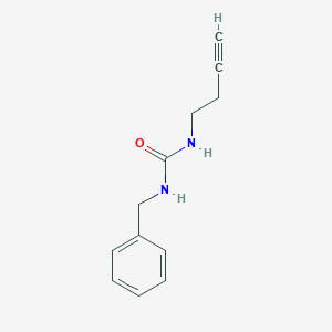 molecular formula C12H14N2O B2540189 1-Benzyl-3-(but-3-yn-1-yl)urea CAS No. 1351622-47-3