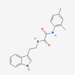 molecular formula C20H21N3O2 B2540273 N'-(2,4-dimethylphenyl)-N-[2-(1H-indol-3-yl)ethyl]oxamide CAS No. 847593-61-7