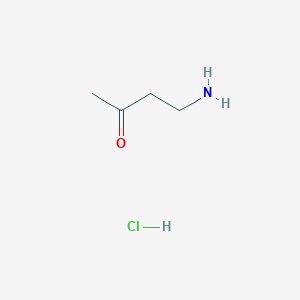 molecular formula C4H10ClNO B2540275 4-Aminobutan-2-one hydrochloride CAS No. 21419-24-9; 92901-20-7