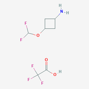 3-(Difluoromethoxy)cyclobutan-1-amine, trifluoroacetic acid