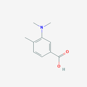 molecular formula C10H13NO2 B2540337 3-(二甲氨基)-4-甲基苯甲酸 CAS No. 197500-32-6