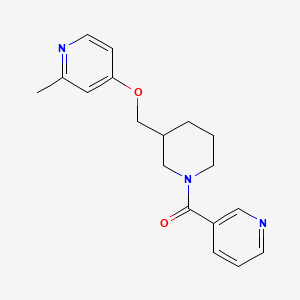 [3-[(2-Methylpyridin-4-yl)oxymethyl]piperidin-1-yl]-pyridin-3-ylmethanone