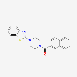 2-[4-(naphthalene-2-carbonyl)piperazin-1-yl]-1,3-benzothiazole