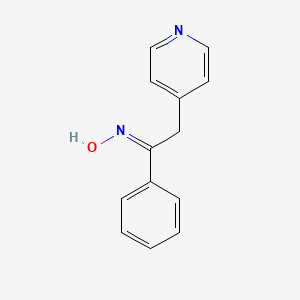 (NZ)-N-(1-phenyl-2-pyridin-4-ylethylidene)hydroxylamine