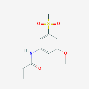 N-(3-Methoxy-5-methylsulfonylphenyl)prop-2-enamide